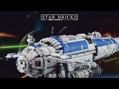 Custom LEGO Star Wars Resistance Bomber with 5,200 Pieces