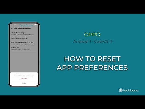 How to Reset App preferences - Oppo [Android 11 - ColorOS 11]
