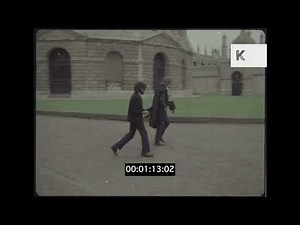 1970s Oxford University Campus And Students, 35mm