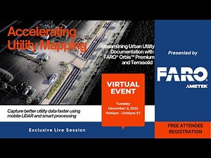 Accelerating Utility Mapping with FARO® Orbis™ Premium and Terrasolid