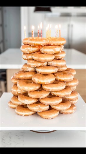 1.4M views · 503 reactions | Two-Tiered Donut Cake!   | Neurotic Mom | Facebook