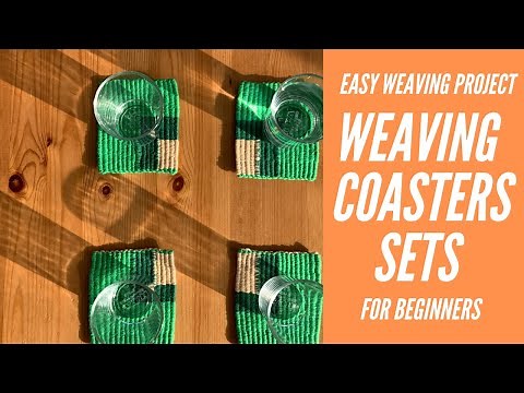 DIY Woven Coaster Set Tutorial