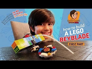How to build a lego beyblade and launcher.