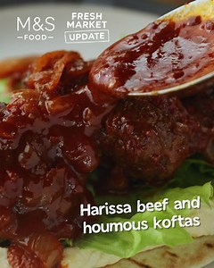 177K views · 157 reactions | Our beef is 100% British and only from trusted M&S Select Farms – try it with Chris' koftas served on hummus and topped with harrisa onions. | Marks and Spencer | Facebook