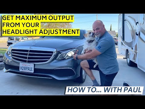 Maximize and adjust the Headlights output on your Mercedes