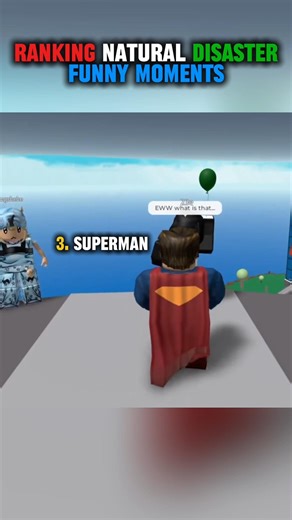Ranking Natural Disaster Funny Moments #roblox #shorts