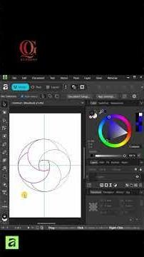 Mind-Blowing 3D Logo in affinity | Quirky Graphic Academy