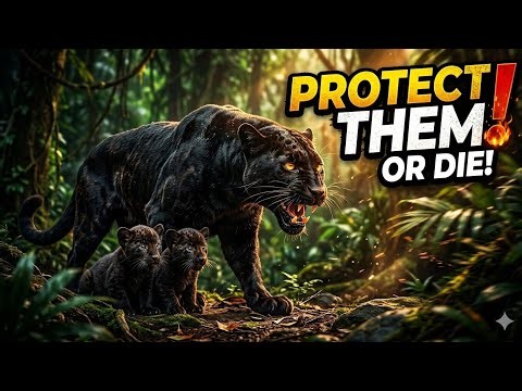 Black Panther Family Life 🐾 | Wild Panther Survival Gameplay | Animal Simulator 3D