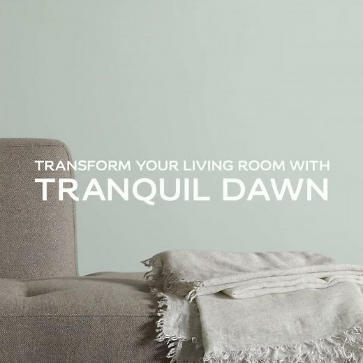 Transform your Living Room with Dulux Colour Of The Year Tranquil Dawn