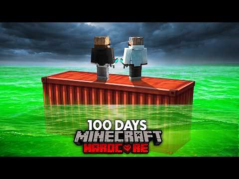 We Survived 100 Days Stranded on a Container in Acidic Ocean...