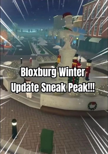 Bloxburg Winter Update 2026 Sneak Peak!! #roblox #bloxburg