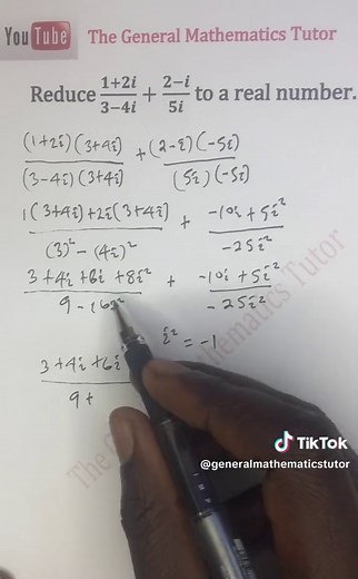 Simplifying Complex Number Expressions in Mathematics