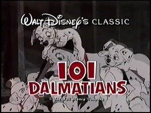 101 Dalmatyńczyków (1961) One Hundred and One Dalmatians (zwiastun VHS)