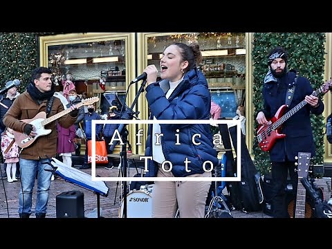 AMAZING STREET BASE PLAYER | Toto - Africa | Allie Sherlock cover