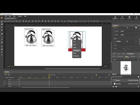 Groups Overview - Google Web Designer