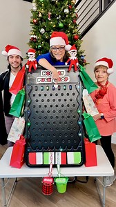 1.1M views · 10K reactions | Family Puck Drop Game for the Holidays The family plays a Holiday plinko style game for prizes and surprises. #holidaygames #santa #challenges #familygames #christmasgames #Christmas #games #santa #grinch | Grandma's World | Facebook