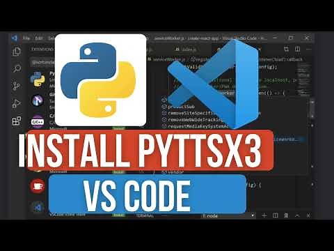 Install pyttsx3 Library in VS Code |Convert Text to Speech Easily for Python Projects | Quick Guide