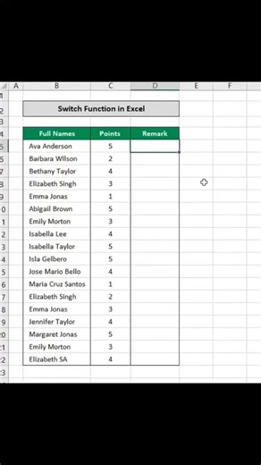 Skill Beyond Intelligence | AI Tools & News on Instagram: "Stop using complex nested IF formulas in Excel! In this video, you’ll learn how to use the SWITCH function to handle multiple conditions in a clean, readable, and efficient way. 📊 We demonstrate: ✔ How SWITCH works ✔ Practical example with real data ✔ Cleaner logic compared to IF formulas Perfect for students, accountants, office professionals, and Excel learners. 👉 Watch till the end & follow the page for more smart Excel tips! #Excel