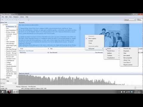 Foobar 2000 tutorial -Instalacion y Customizacion basica- Parte 2