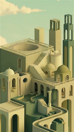 Satisfying Vertical Architecture That Builds and Unbuilds Itself