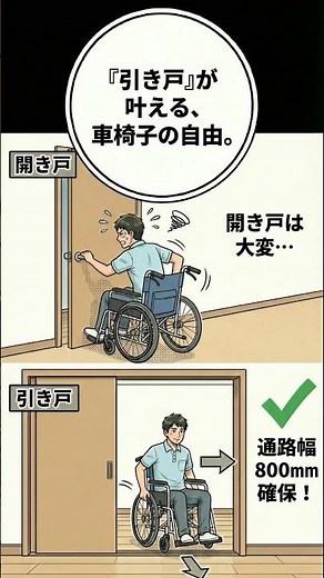廊下の「3センチ」の重要性 #バリアフリー #注文住宅 #介護福祉士 #車椅子生活 #間取りの工夫 #失敗しない家づくり