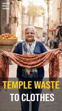 How Mumbai Turns 2000 kg of Dead Flowers into Luxury Fabric?