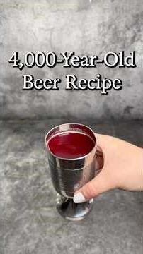 4,000-Year-Old Beer Recipe 🍺