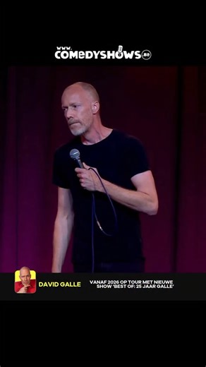 COMEDYSHOWS.be | Sorry @bricobelgium ... 🤷‍♂️ 👉 David Galle, vanaf maart 2026 op tournee met zijn nieuwe ‘Best of: 25 Jaar Galle’-show. Tickets en info via... | Instagram