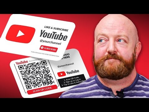 How To Put YouTube Channel On Business Card