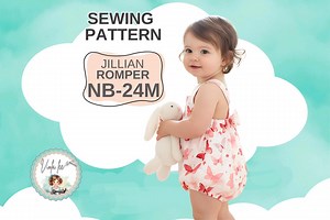 Easy Baby Bubble Romper PDF Sewing Pattern, Knit or Woven Fabrics. Baby Shower Gift. Instant Download. Jillian - Etsy Australia