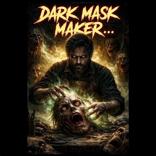 The Man Who Makes the Scariest Masks in the World Real or Cursed #shorts #mask #horror #dark #facts