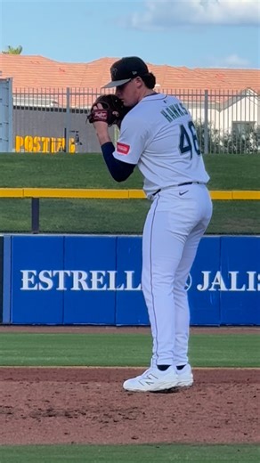 Seattle Mariners pitcher Ryan Hawks getting mound work in some AFL action. Ryan is another great pitching prospect in the Mariners system. #seattlemariners #seattlemarinersbaseball #mariners #marinersbaseball #pitcher #pitching #milb #baseball #diamondlife #baseballgame #onthemound #respectthegame | Troy Collins