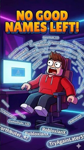 "The Roblox username struggle is REAL 😩🔥You won’t believe what’s left… #roblox #robloxrant #shorts