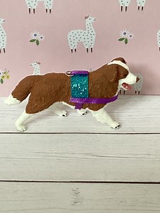 Schleich Border Collie und Long Hair Collie Modell Hund Klett Geschirr und Leine - Etsy.de