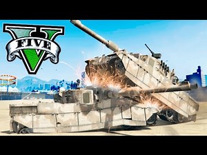 GTA V MODS CAR DEFORMATIONS !! SUPER TANK CRUSHED AND DESTROYED !! GTA 5 MOD PC Makiman