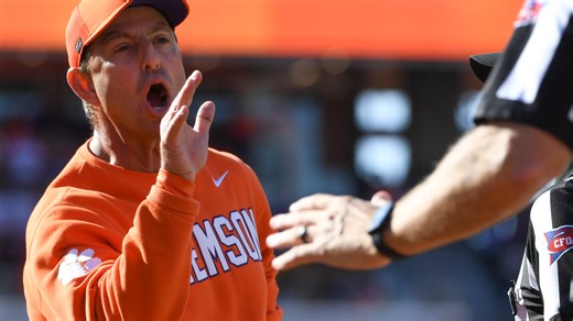 Dabo Swinney calls for rule change after reprimand, Clemson fine for criticizing officials