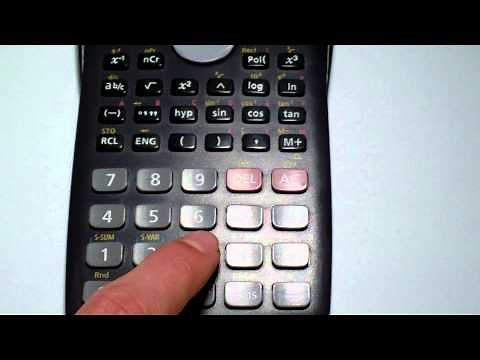 Reset Casio FX 82 MS calculator