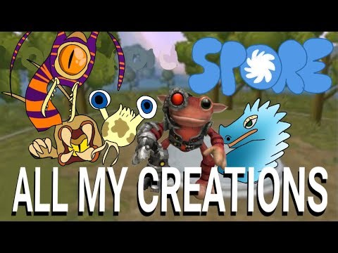 70+ Spore Creatures Showcase | Vanilla Spore