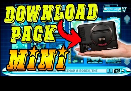 ArcadeMans Sega Mini ROM Pack add-on … 900  ROMs