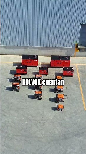 ⚡ KOLVOK supporting you in all your projects! 💪💪 #generator #electricity #backup #energy