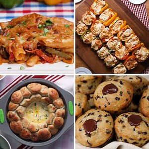 18M views · 20 reactions | Crowd-pleasing potluck recipes. What's your go to recipe for a potluck?  Full Recipes: https://tasty.co/compilation/crowd-pleasing-potluck-recipes | Tasty | Facebook