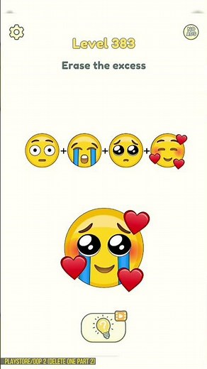 😳➕😭➕🥺➕🥰 Erase the excess - DOP 2(Delete one part 2)Level 383