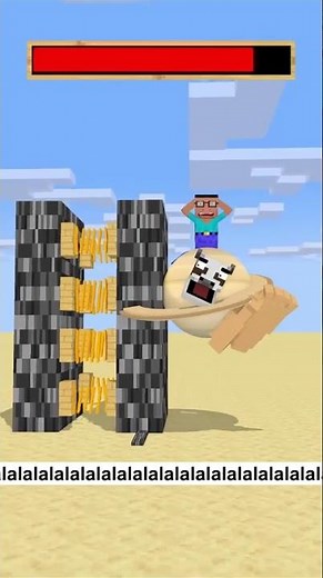 Watch Out or You’ll Get Launched! | Minecraft#Minecraft #MinecraftChallenge