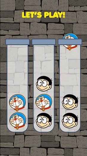 doraemon and nobita 😻 playing puzzle games tube #doraemon #puzzlegame