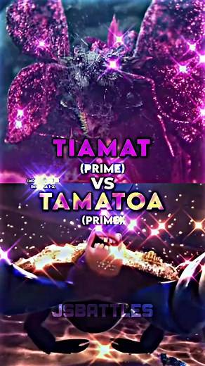 Tiamat vs Tamatoa #tiamat #tamatoa #monsterverse #moana #jsbattles | tiamat