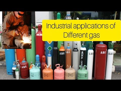 Industrial applications of different gases