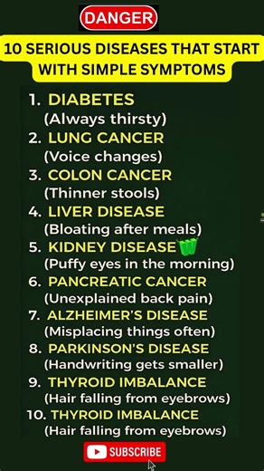 10 Serious Diseases That Start With Simple Symptoms After 60 (Most Seniors Ignore #3)