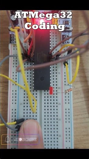 GPIO Coding #Shorts #atmega32 #avr #engineering #electronicstutorial #embeddedc #embeddedsystems