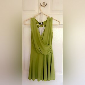 Apple Green Short Flirty Dress Size Small