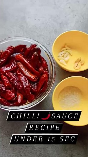 chili sauce recipe | dry red chili sauce | how to make red chili sauce | homemade chili sauce |